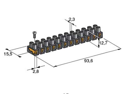 LIITINRIMA MUS 2,5MM