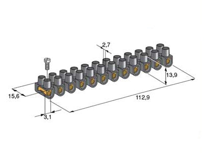 LIITINRIMA MUSTA 6MM