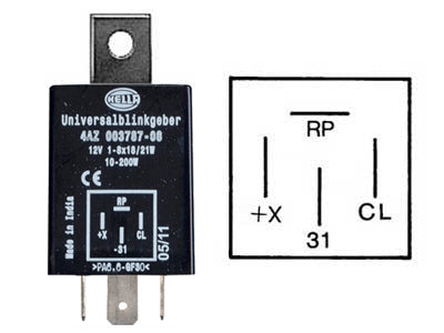 VILKKURELE 4- NAP.12V 10-200