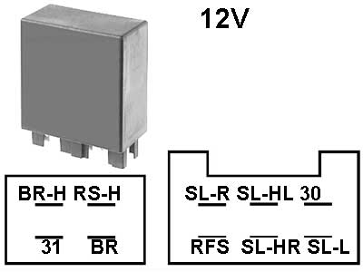 VILKKURELE 12V 10-NAP.