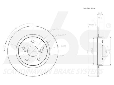 JARRULEVY SBS, 2 KPL/PKT, TAKA, TOYOTA