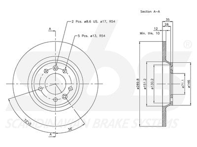 JARRULEVY SBS, 2 KPL/PKT, TAKA, CITROEN, PEUGEOT, SSANGYONG