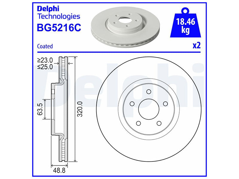 JARRULEVY DELPHI, 2 KPL / PKT, ETU, FORD / VOLVO
