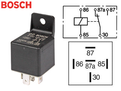 RELE 24V 10/20A 5-NAP KORVALLA
