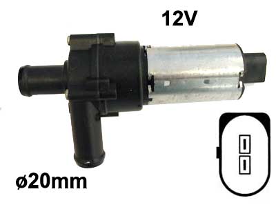 KIERTOVESIPUMPPU 12V 20MM