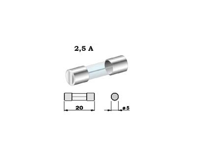 SULAKE 5X20 2,5A
