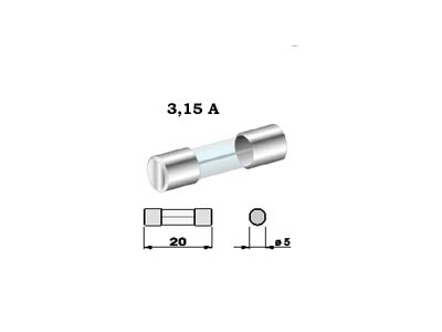SULAKE 5X20 3,15A