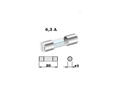 SULAKE 5X20 6,3A