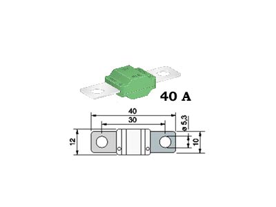 SULAKE MIDI 40A VIHREÄ