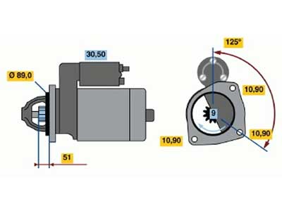 STARTTI BOSCH MB 24V