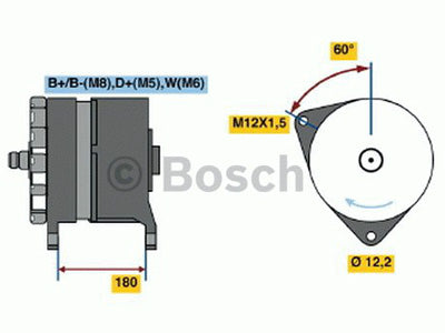 LATURI BOSCH 24V 140A