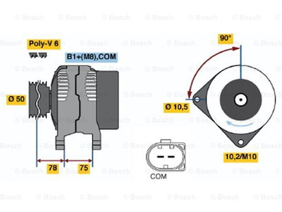 LATURI BOSCH 12V 155A
