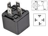 RELE 12V 30A 4-NAP., VASTUS, ILMAN PIDINTÄ