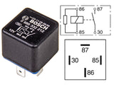 RELE BOSCH 12V 30A, VASTUS, A-KYTKENTÄ ILMAN KIINN.