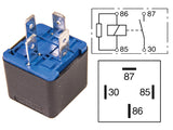 RELE BOSCH 12V 30A, VASTUS, A-KYTKENTÄ ILMAN KIINN.