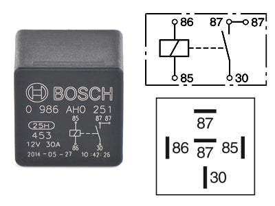 RELE BOSCH 12V ILMAN PIDINTÄ 20207100