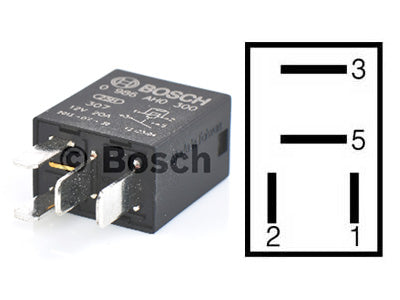 MIKRORELE BOSCH 12V 20A VASTUKSELLA