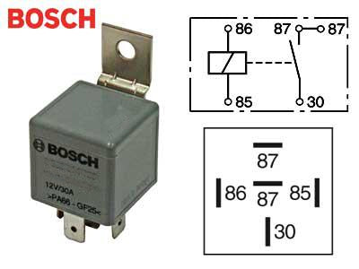 RELE BOSCH 12V