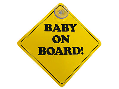 CAR LUX 'BABY ON BOARD' KYLTTI 2KPL