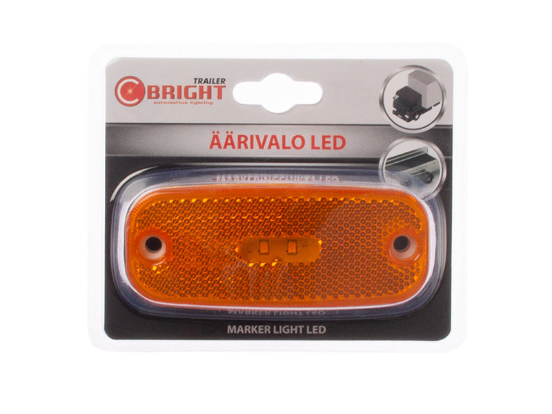 C-BRIGHT LED ÄÄRIVALO KELT. 111X45MM 12-24V