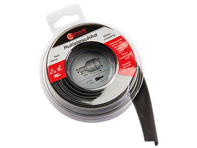 C-PWR KUTISTESUKKA 19,1-9,6MM MUSTA 2M