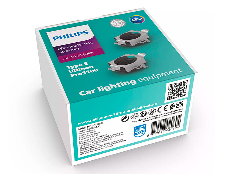 ADAPTERIPARI H7 LED POLTTIMOILLE TYYPPI RCE