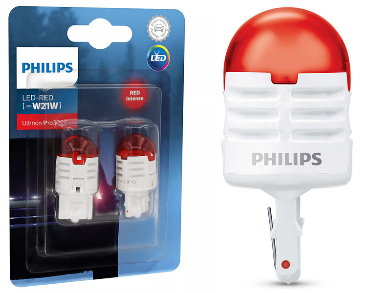 POLTTIMOPARI PHILIPS PRO3000 LED W21W 12V PUN.