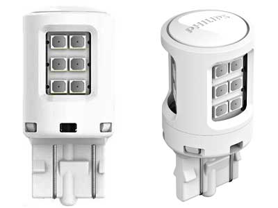 POLTTIMOPARI PHILIPS W21/5 LED RED 11066 ULR 12V X2