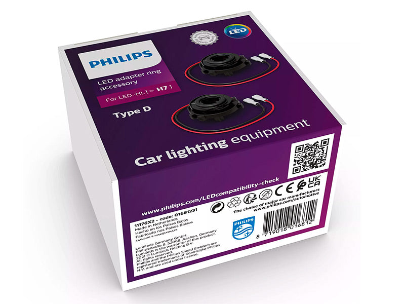 ADAPTERIPARI H7 LED POLTTIMOILLE TYYPPI D