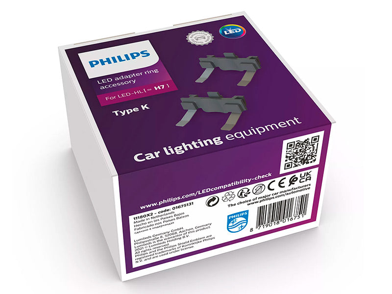 ADAPTERIPARI H7 LED POLTTIMOILLE TYYPPI K