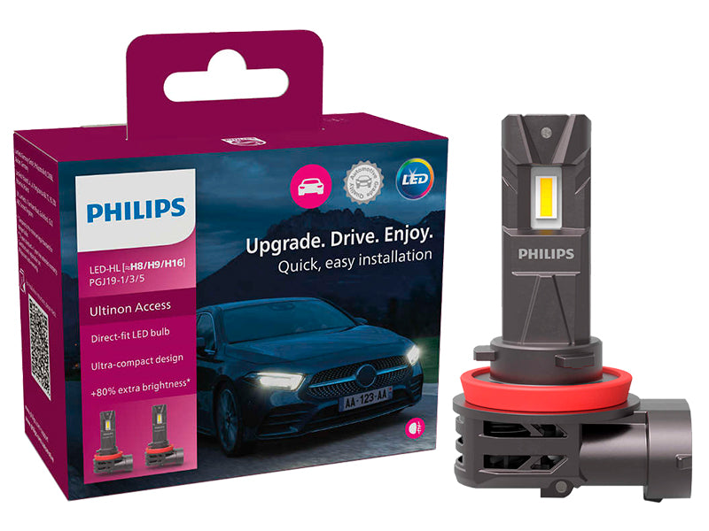 POLTTIMOPARI PHILIPS LED H8/H9/16 12V ACCESS