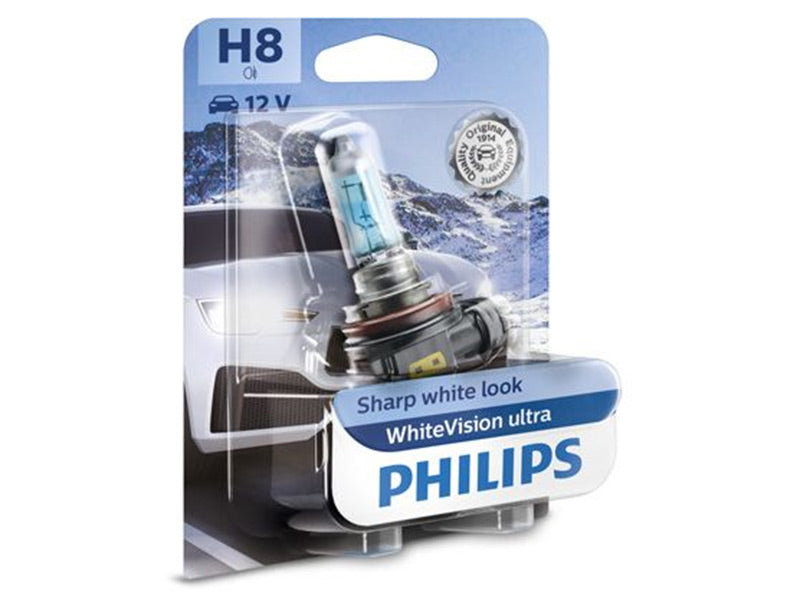POLTTIMO PHILIPS H8 12V WHITEVISION ULTRA BLISTER