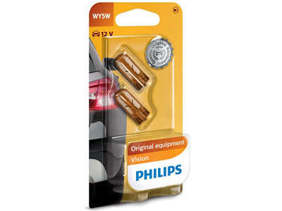 POLTTIMOPARI PHILIPS WY5W 12V BLISTER