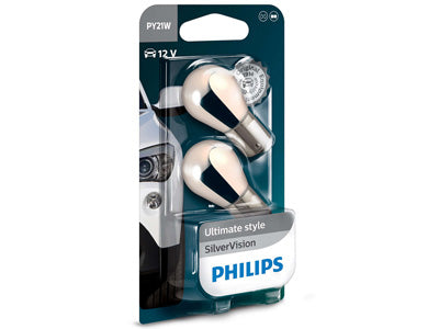 POLTTIMOPARI PHILIPS PY21W 12V SILVERVISION BLISTER