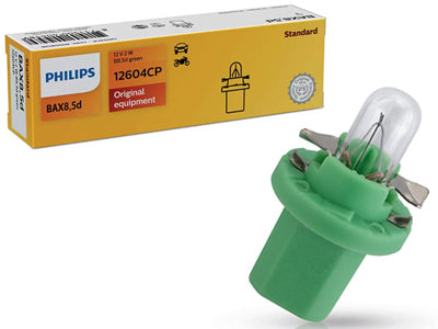 POLTTIMO PHILIPS 12V 2W B8,5D GREEN
