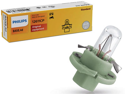 POLTTIMO PHILIPS 12V 1,3W BX8,4D OLIVE GREEN