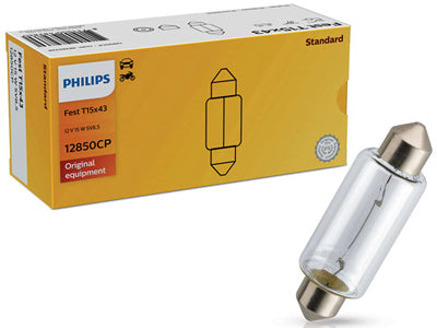 POLTTIMO PHILIPS FESTOON T15X43 12V 15W SV8,5