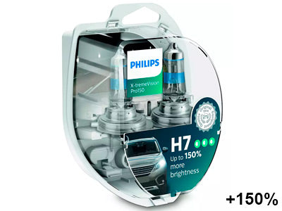 POLTTIMOPARI PHILIPS H7 12V X-TREMEVISION PRO150 BLISTER