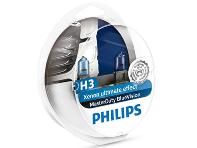 POLTTIMOPARI PHILIPS H3 24V BLUEVISION BLISTER