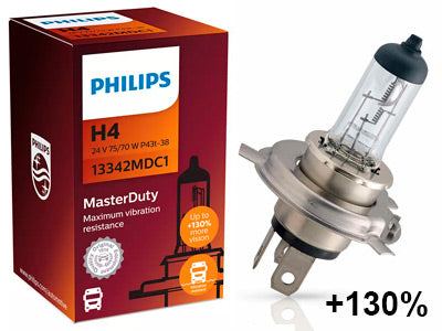 POLTTIMO PHILIPS H4 24V 75/70W MASTERDUTY