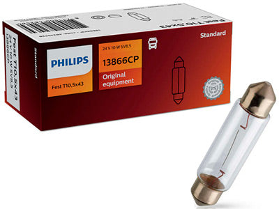 POLTTIMO PHILIPS FESTOON 24V T10,5X43 10W SV8,5