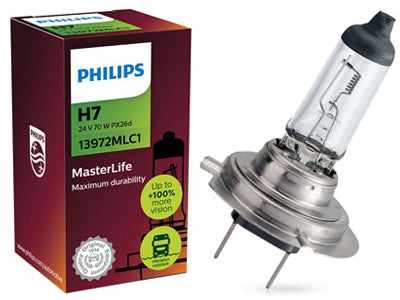 POLTTIMO PHILIPS H7 24V 70W MASTERLIFE