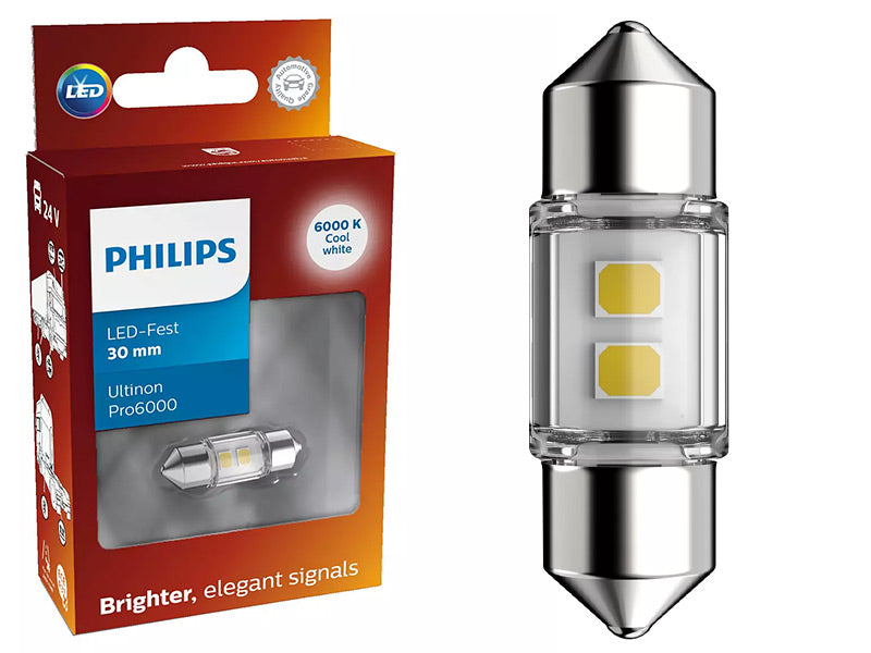 POLTTIMOPARI PHILIPS LED FESTOON 24V 30MM PRO6000