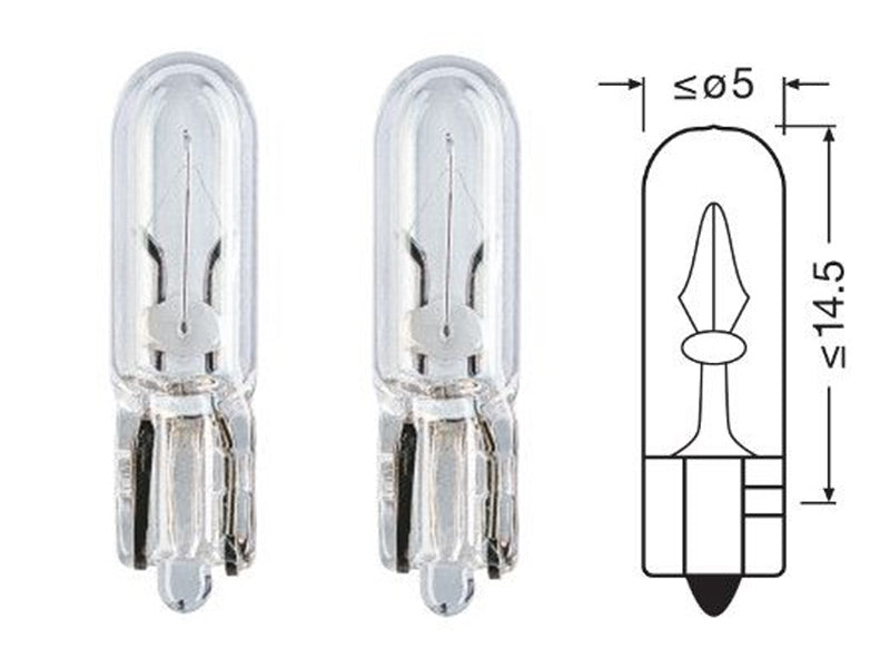 OSRAM ORIGINAL 12V W1,2W DOUBLE