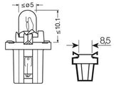 OSRAM ORIGINAL 12V BX8,5D 2W