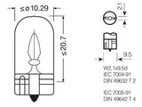 OSRAM ORIGINAL 12V W2W