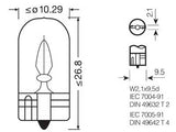 OSRAM ORIGINAL 12V W3W