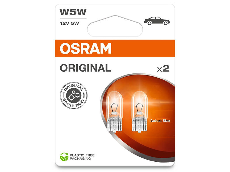 OSRAM ORIGINAL 12V W5W DOUBLE