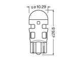 OSRAM LEDRIVING SL 12V W5W RED