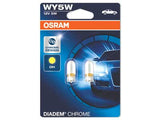 OSRAM DIADEM 12V WY5W CHROME DOUBLE BLISTER